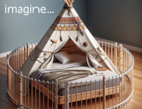 Jak łóżko tipi z barierką łączy styl, kreatywność i bezpieczeństwo?