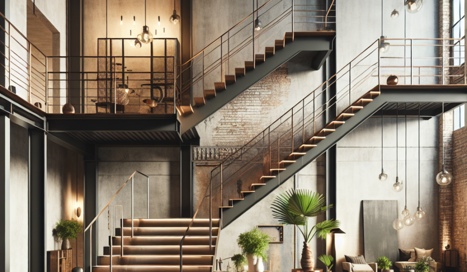Schody proste – projekty idealne dla minimalistycznych i industrialnych przestrzeni