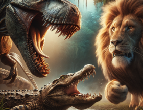 Tyranozaur vs. dzisiejsze zwierzęta – kto by wygrał w starciu z lwem lub krokodylem?