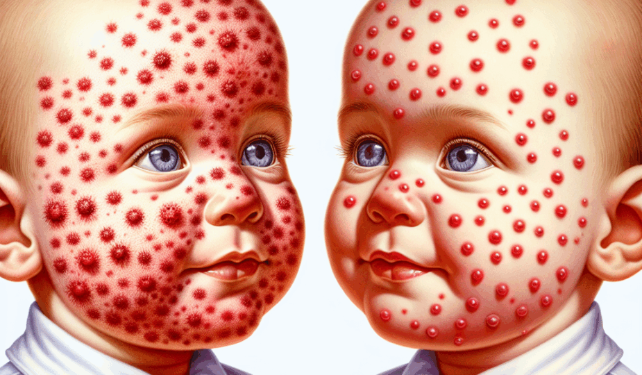 Czy to potówki, czy ospa? Jak rozpoznać te choroby skóry?