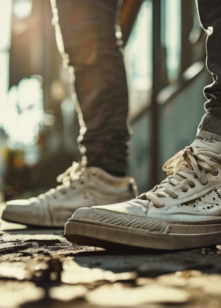 Białe Sneakersy a Trampki - Które wybrać? Porównanie i różnice — ilustracja